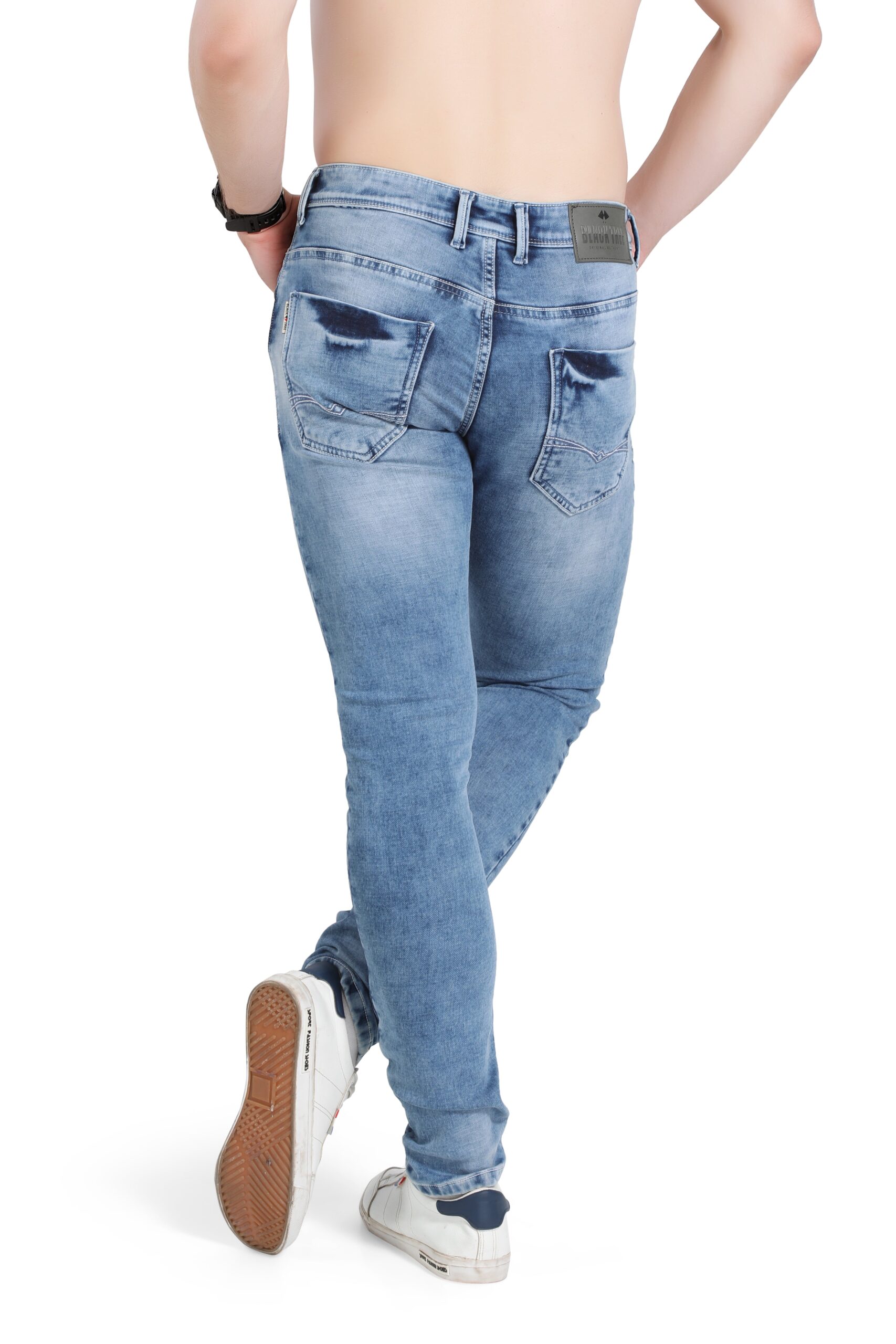 BLACKTREE STYLISH SUMMER JEANS FOR MEN,S BLUE DENIM BT0011..