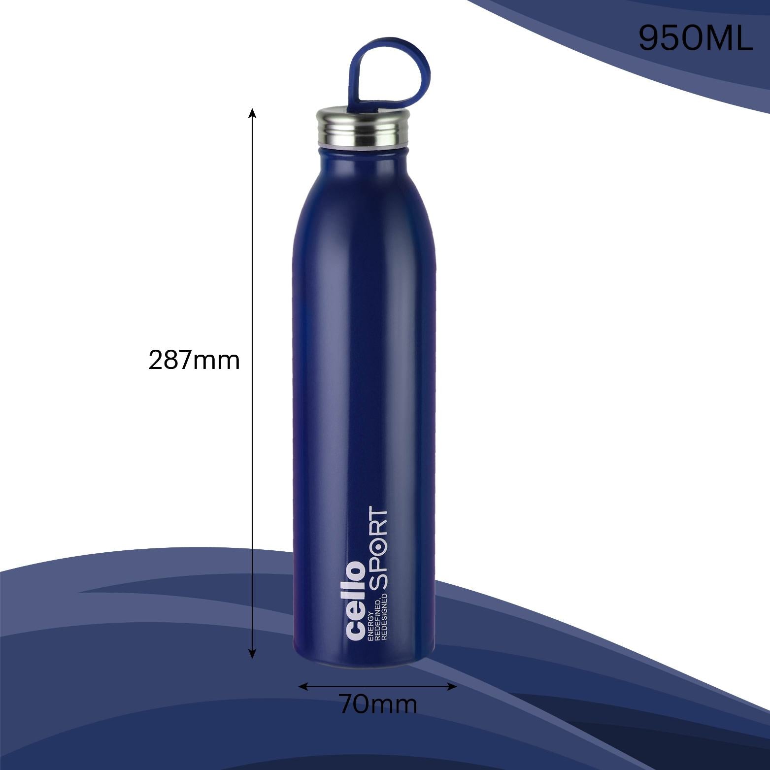Cello Nios Flask, Vacusteel Water Bottle - view 56