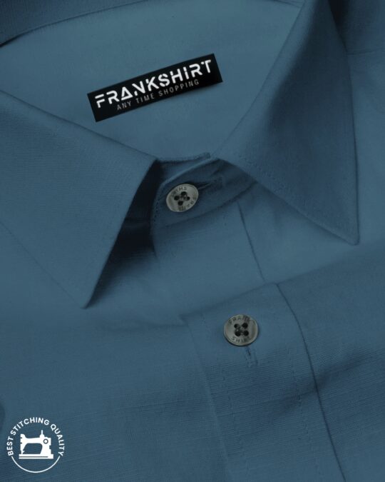 BlackTree Blue I Formal Shirt I Regular Fit I 100% Cotton Shirt - view 2