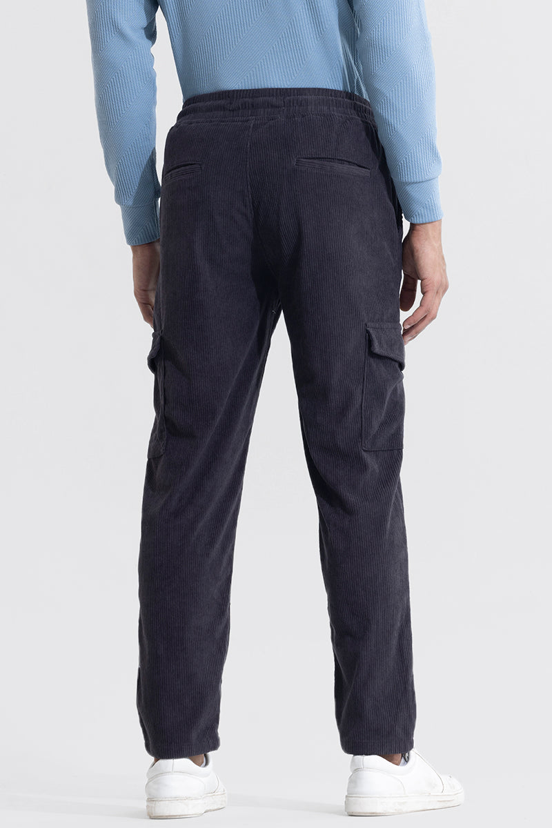BlackTree Cullin Iron Grey Corduroy Cargo Pant - view 6