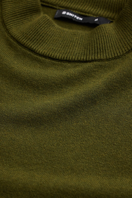 SNITCH Olive Knitted Sweatshirt - view 2