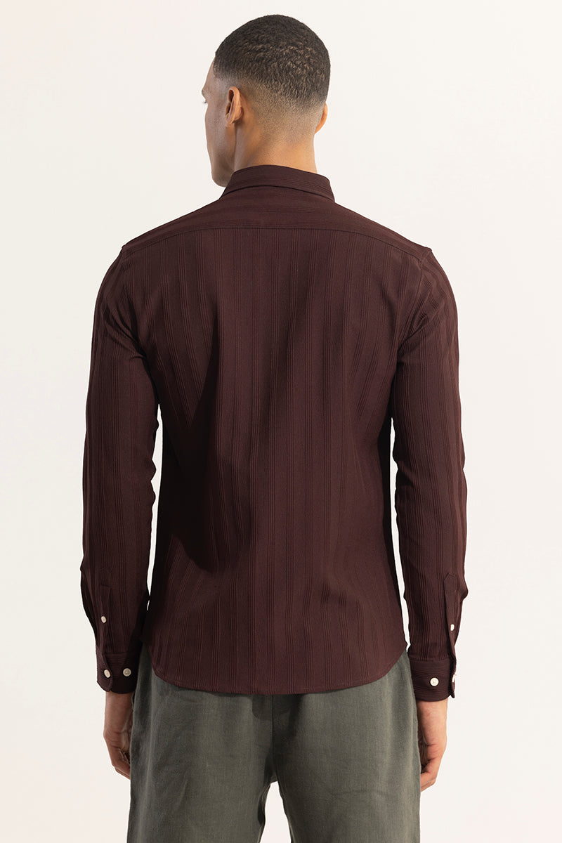 SNITCH Quadbar Maroon Shirt - view 6
