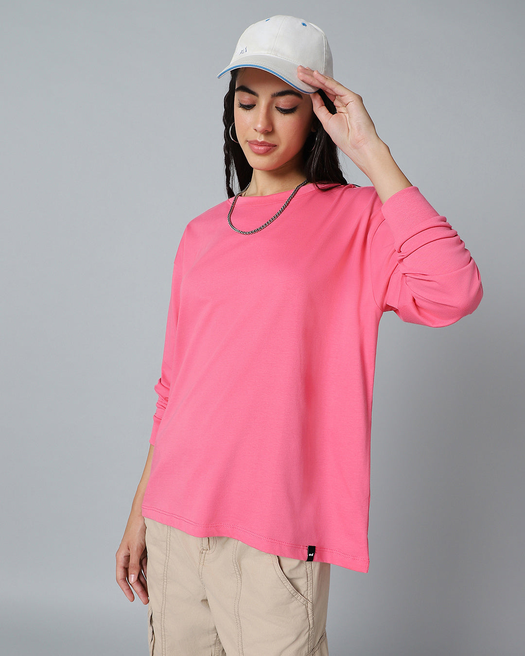 BlackTree Pink Oversized Dresses - view 2