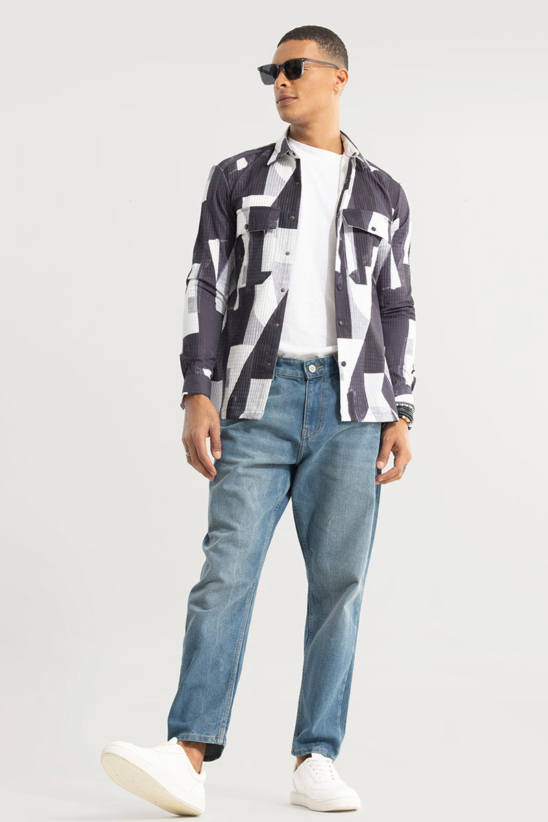 SNITCH Castor Ocean Blue Baggy Jeans - view 3