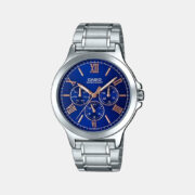 Casio Enticer Men Quartz Blue Dial Chronograph Stainless Steel Watch A1894