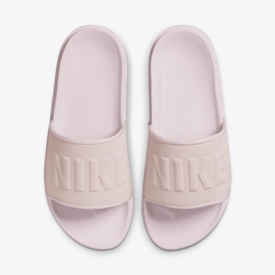 Pink sandals, slides – Nike | OFFCOURT { BARELY ROSE/BARELY ROSE-PINK OXFORD