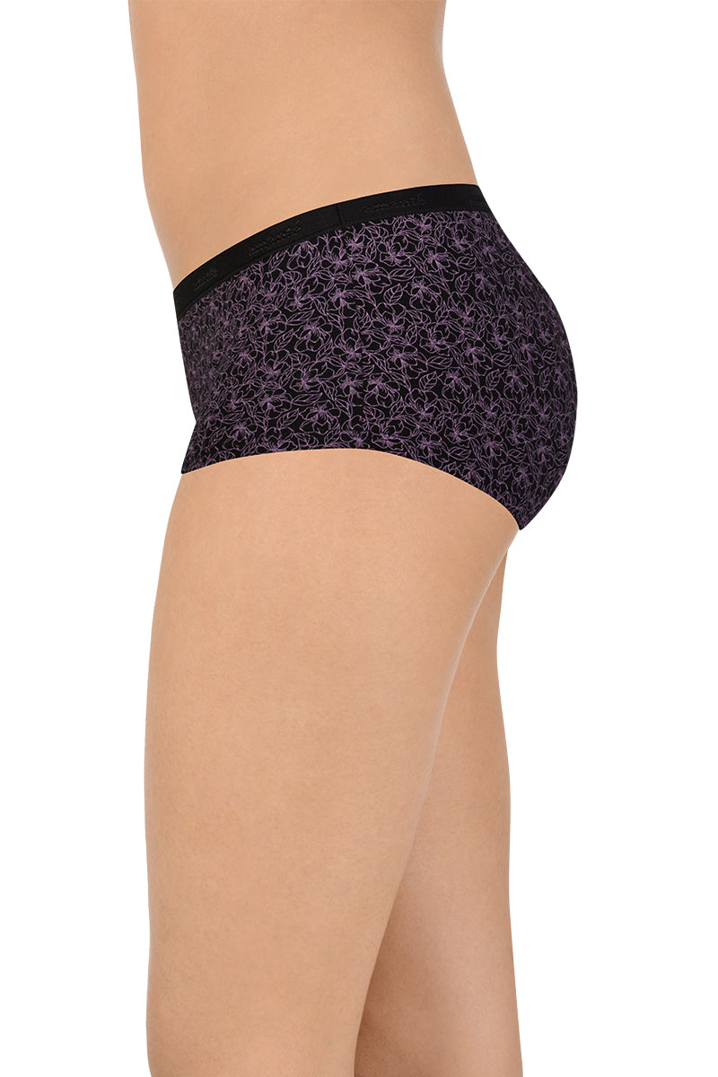 Amante Printed Low Rise Boyshorts (Pack of 2) - view 6