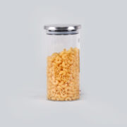 Wonderchef Classic Borosilicate Round Glass Air Tight Jar 1350ml