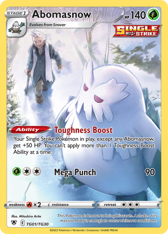Rare ultra swsh10tg-tg01 – Pokémon Abomasnow - TG01/TG30 - Rare Ultra [swsh10tg-TG01] [Ultra] - Abomasnow - TG01/TG30 - Rare Ultra