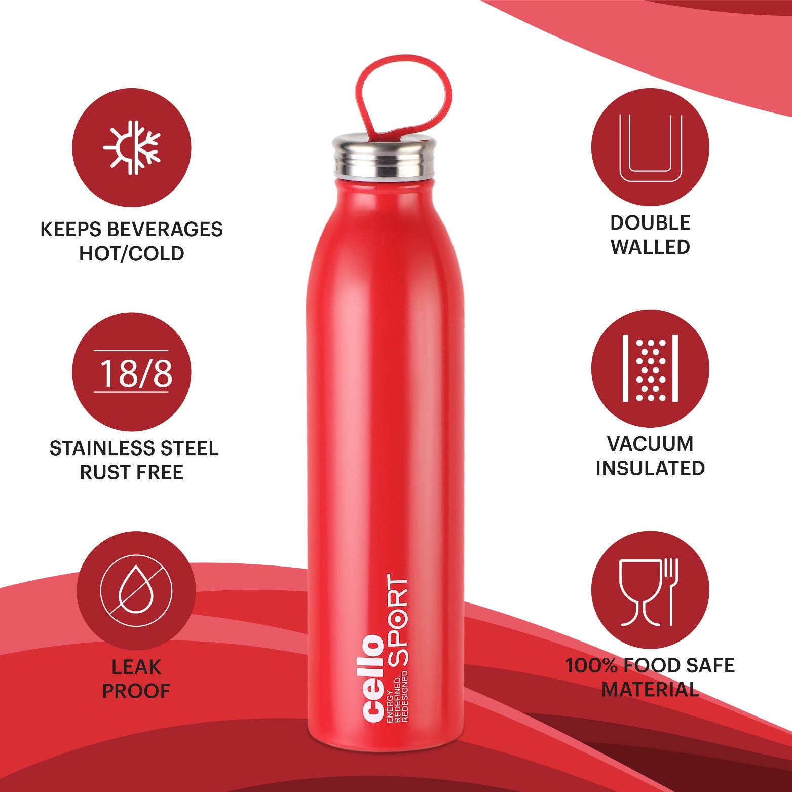 Cello Nios Flask, Vacusteel Water Bottle - view 17