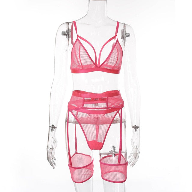 BlackTree Transparent Bra Set for Sexy Ladies ..