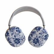 Casetry Rose to Fame | Blue & White Rose Floral AirPods Max Case