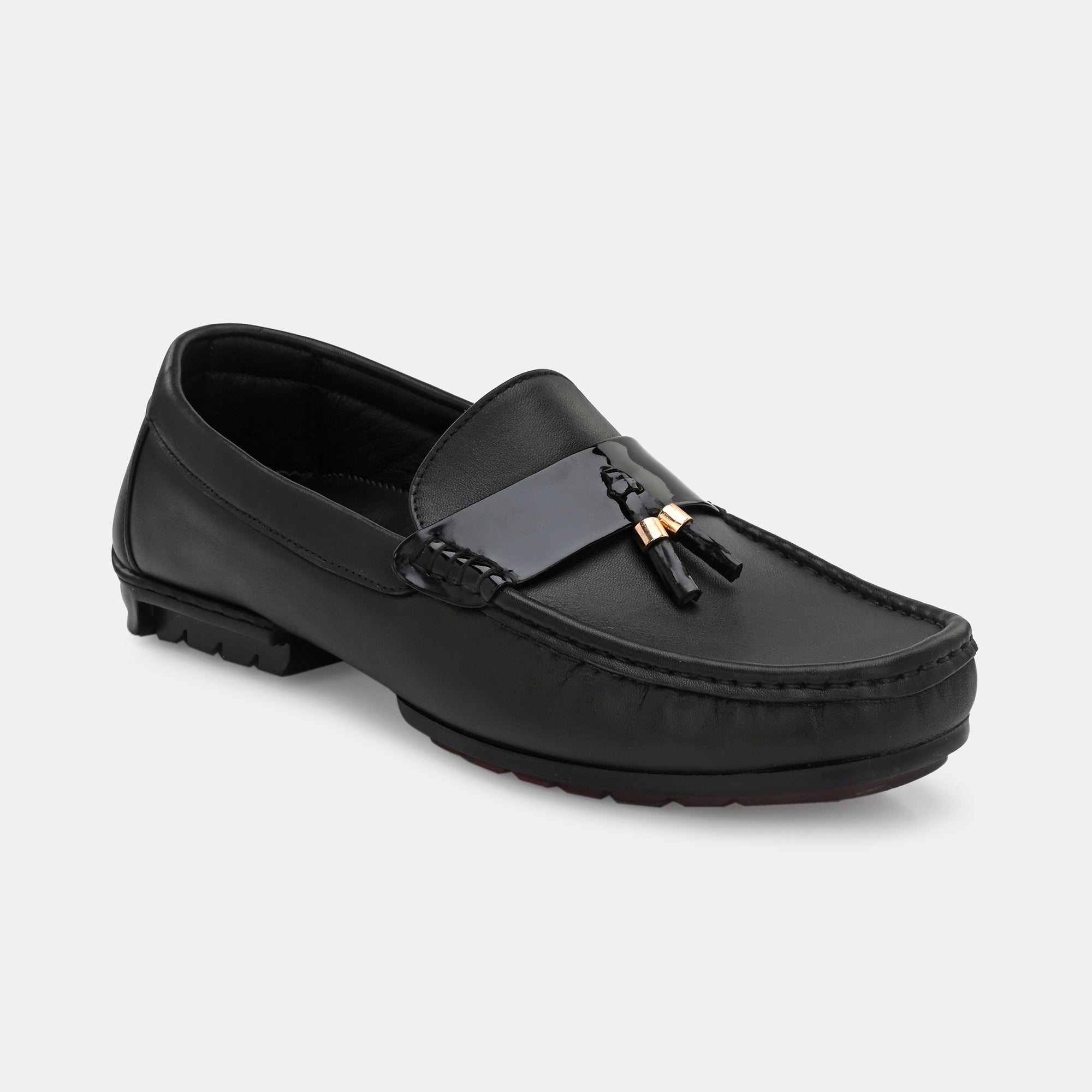 Black Tassel Loafers by Lafattio - view 3