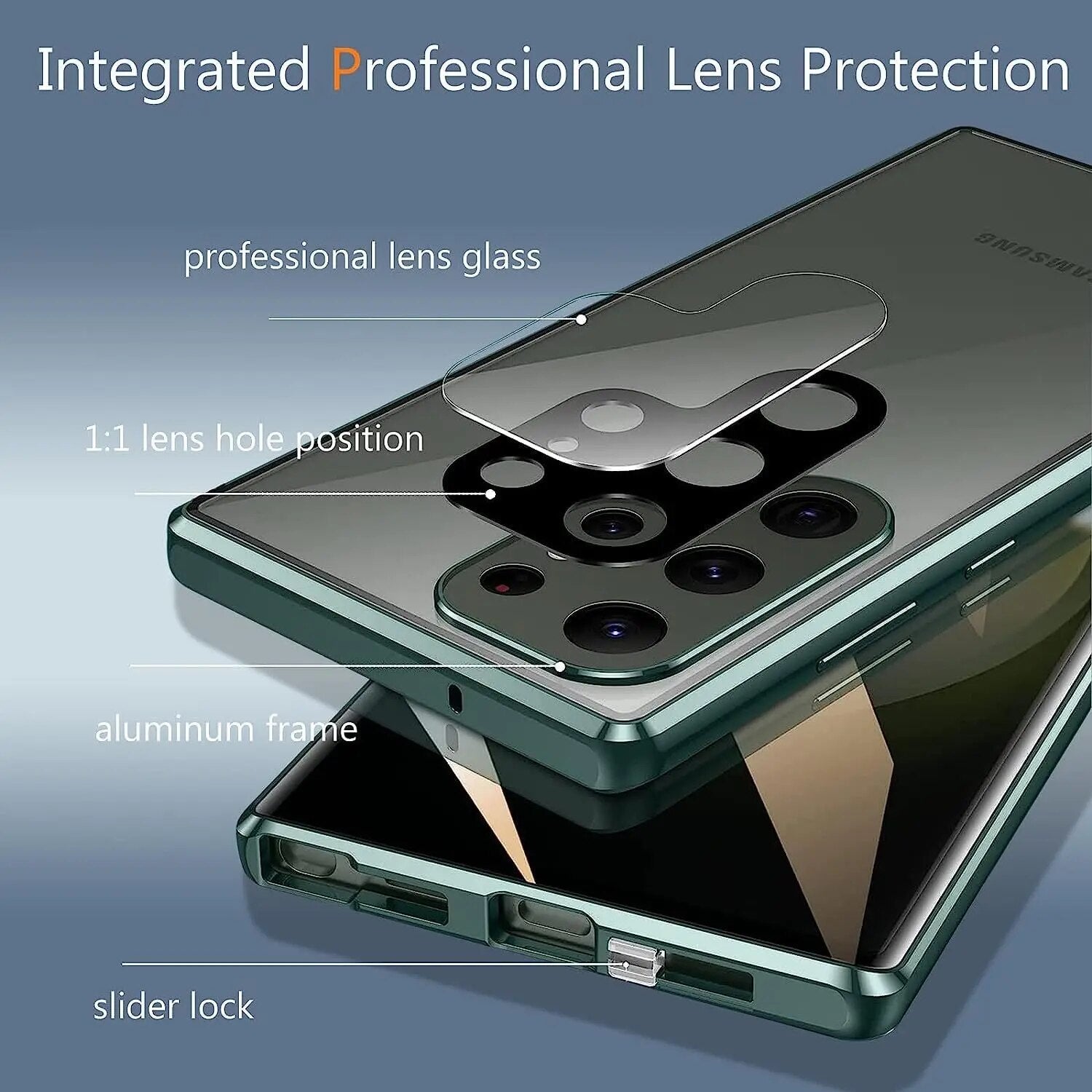 Million Cases Privacy Shield Dual Magnetic Glass Case - Samsung - view 12