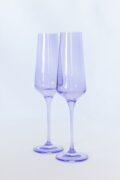 Estelle Colored Glass Estelle Colored Champagne Flute - Set of 2 {Lavender}