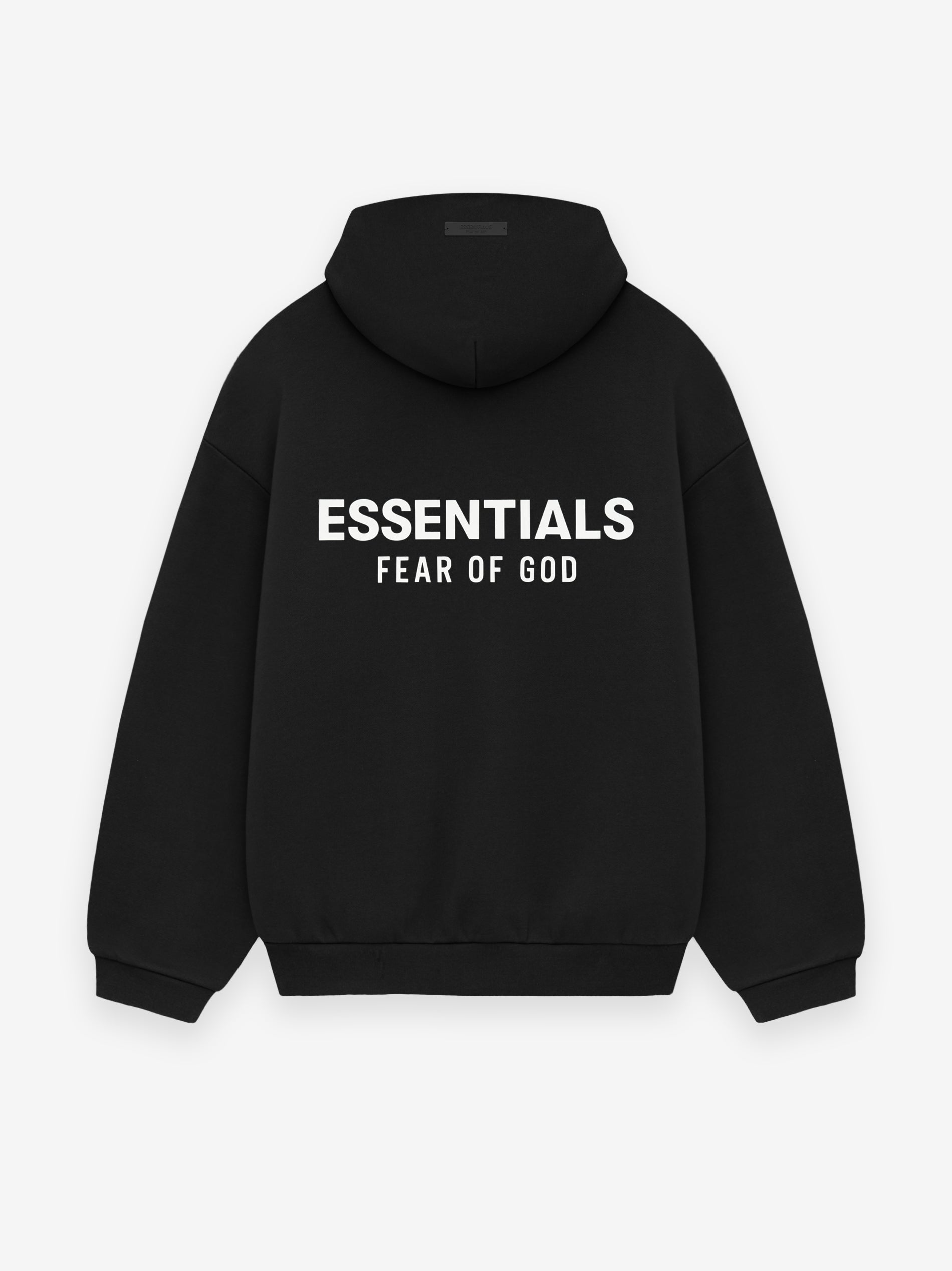 ESSENTIALS Fleece Hoodie – Black - view 2