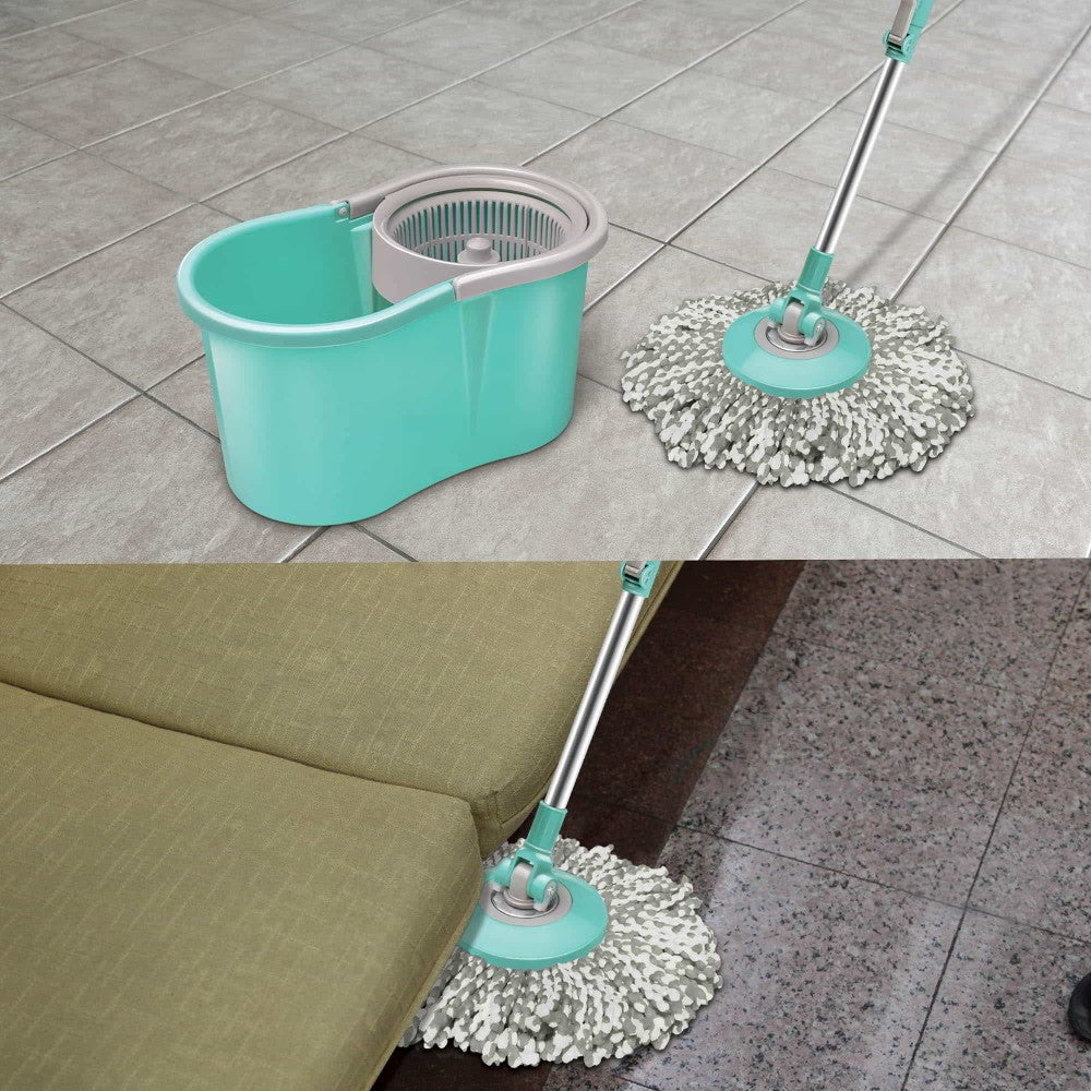 Mini Spin Mop (Spotzero by Milton) – Aqua Green - view 6