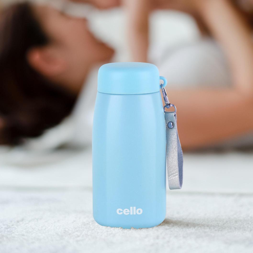 Cello Mom Hot & Cold Stainless Steel Kids Water Bottle, 350ml - view 4