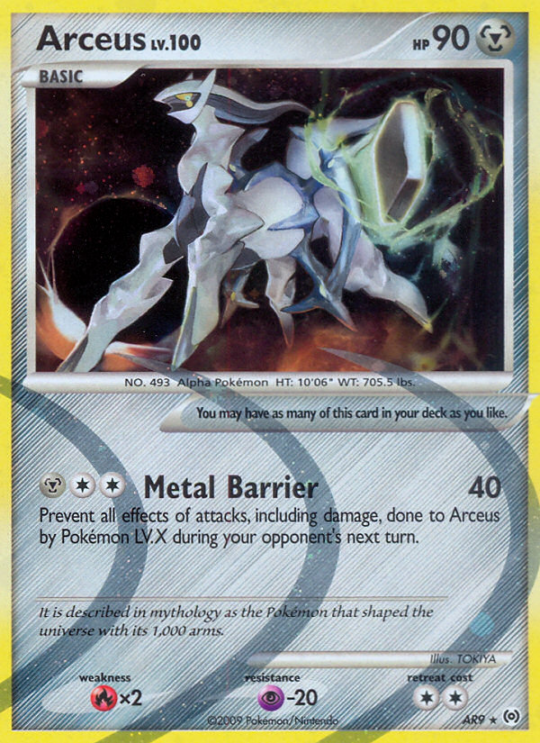 Rare pl4-ar9 holo – Pokémon Arceus - AR9 - Rare [pl4-AR9] [Holo] - Arceus - AR9 - Rare
