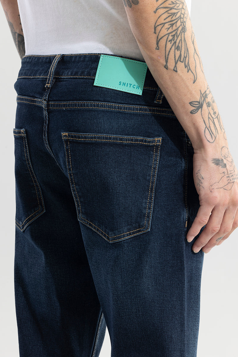 SNITCH Dazzle Space Blue Bootcut Jeans - view 9