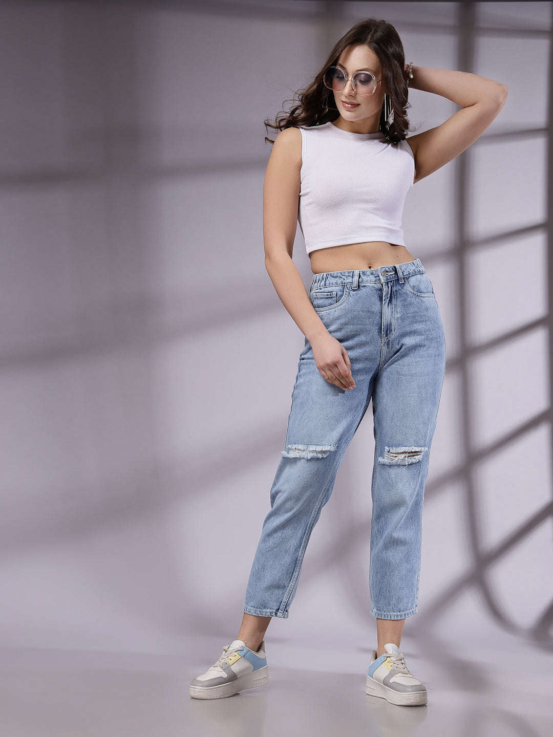 Freehand By The Indian Garage Co Women Straight Fit Jeans