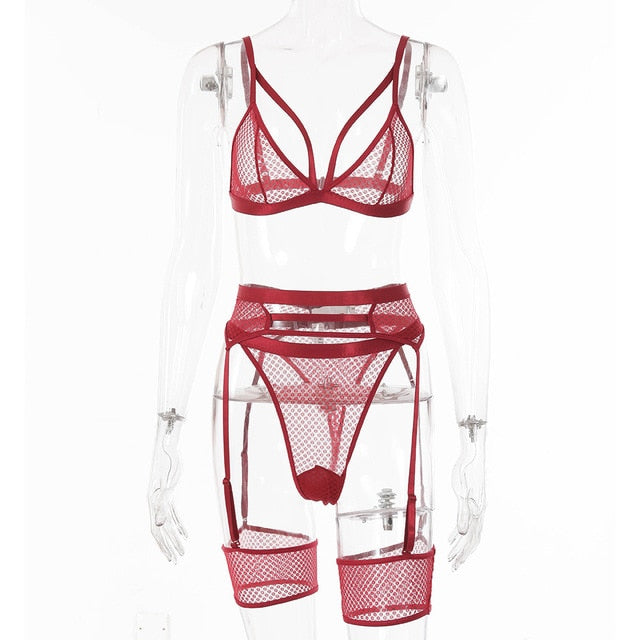 BlackTree Transparent Bra Set for Sexy Ladies ..