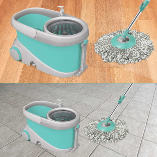 Wave Spin Mop (Spotzero by Milton) – Aqua Green - view 2