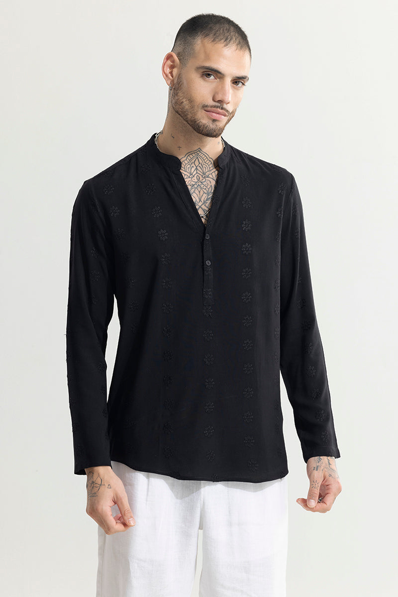 SNITCH Octus Black Kurta - view 6
