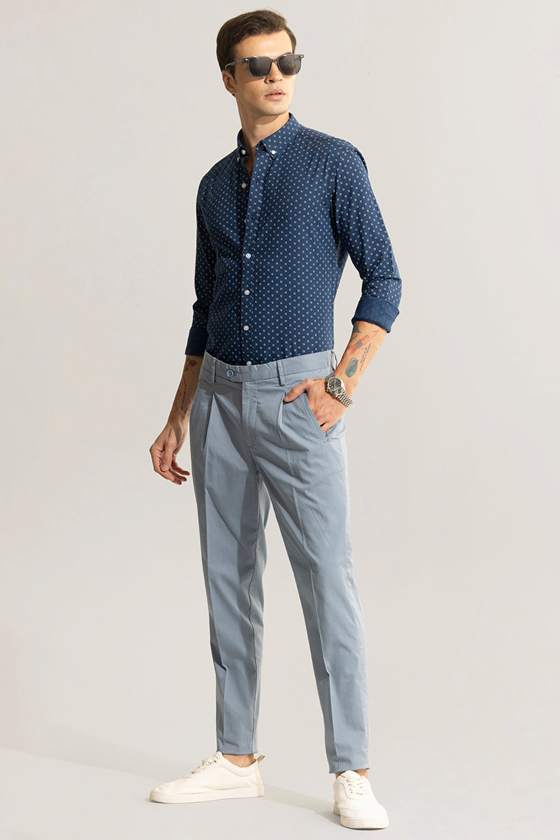 BlackTree Astral Oxford Grey Trouser - view 3
