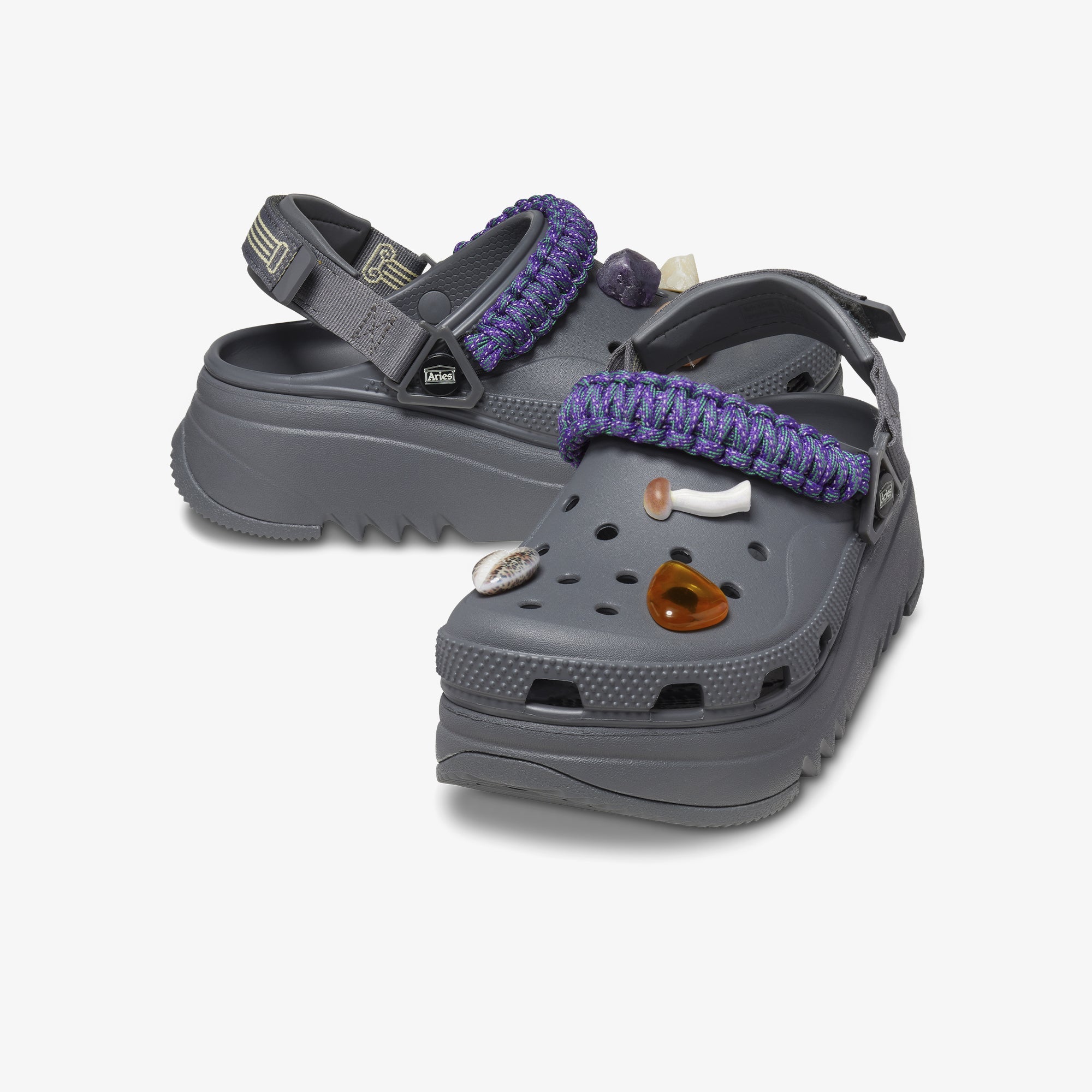 Crocs | ARIES ARISE x CROCS { SLATE/GREY - view 3