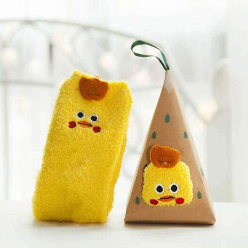 VinnyC Fluffy Cushion Socks