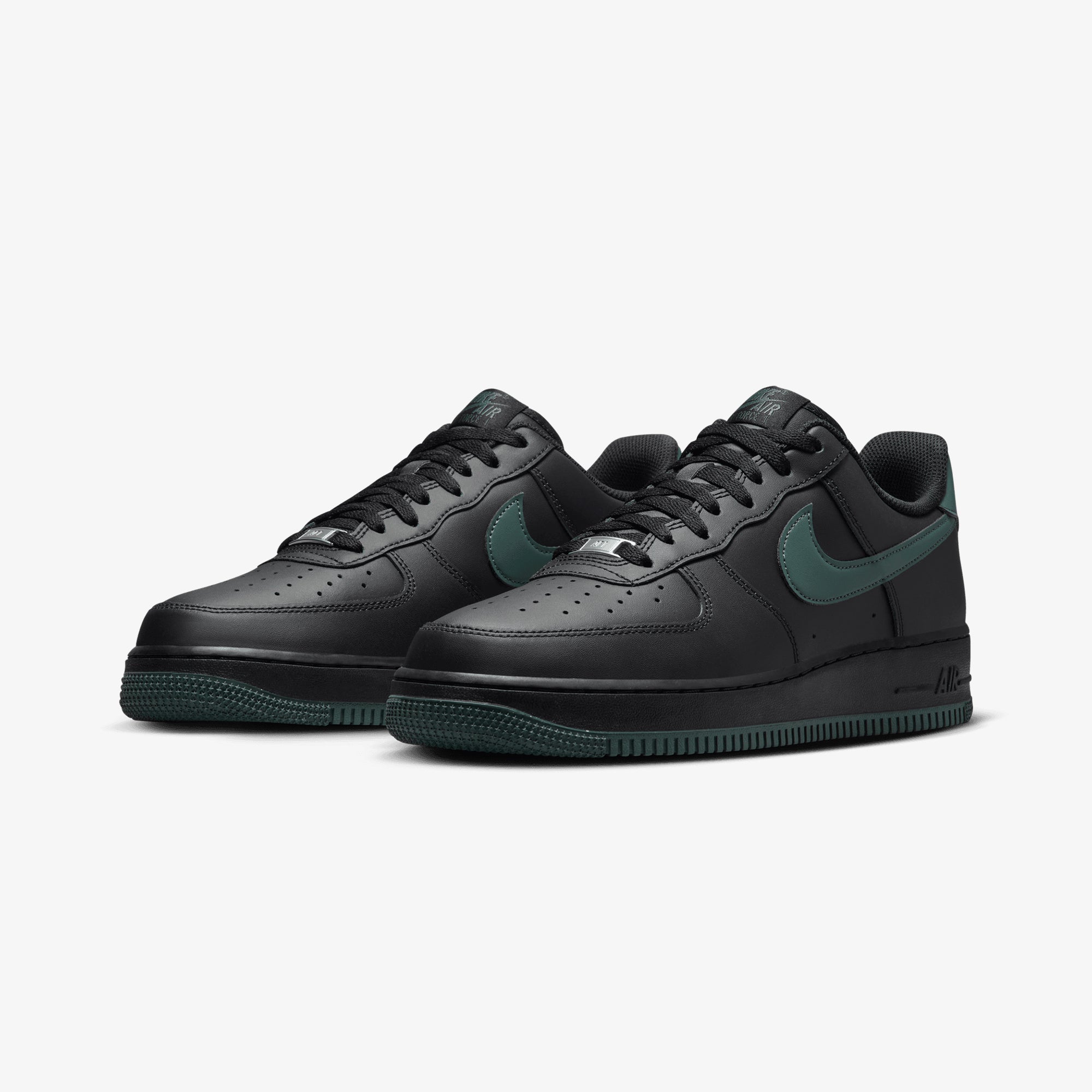 Nike | Air Force 1'07 { Black/vintage Green - view 4