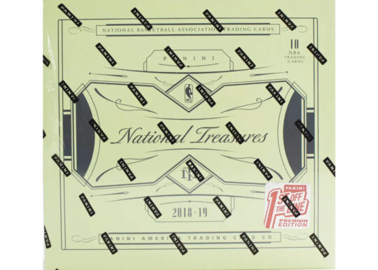 2018-19 Panini National Treasures Basketball 1st Off The Line Box