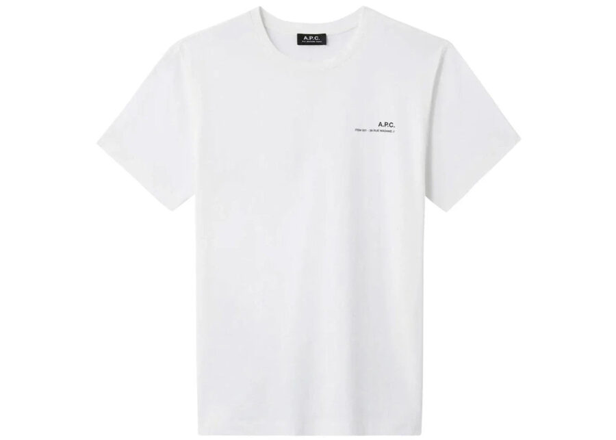 C item t-shirt – A.P.C. Item T-shirt White