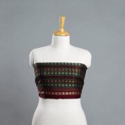 NOORI BAZAR Black - Multicolor - Khun Weave Cotton Blouse Piece 45