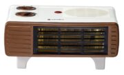 Candes BlowHot All in One Silent Blower Fan Room Heater (ABS Body, White, Brown) 2000 Watts
