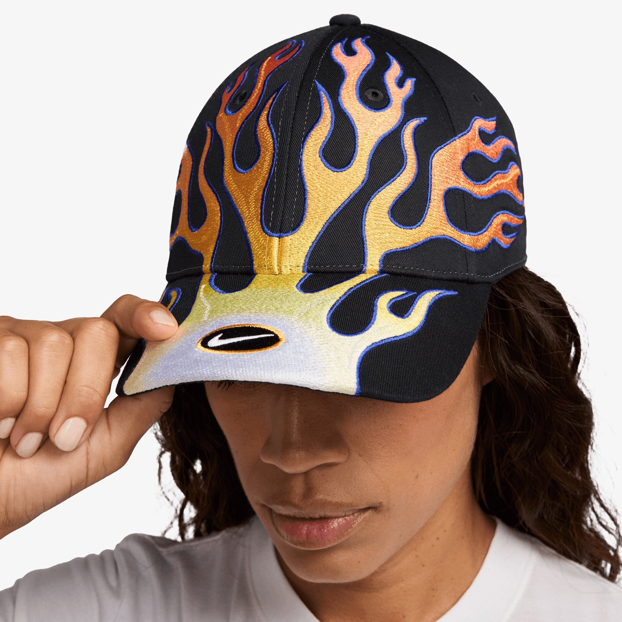 Nike | Structured Og Flame Cap { Black - view 2