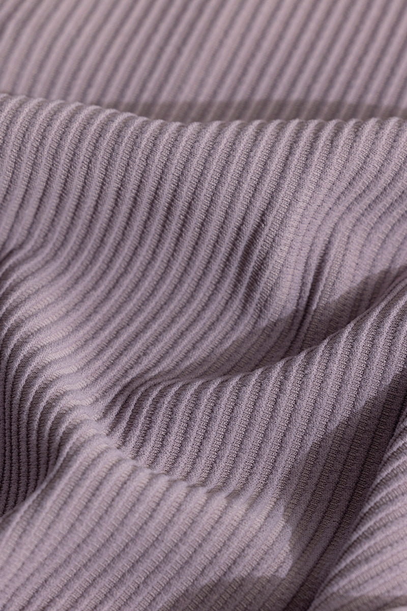 SNITCH Parallel Rib Purple Shirt - view 7