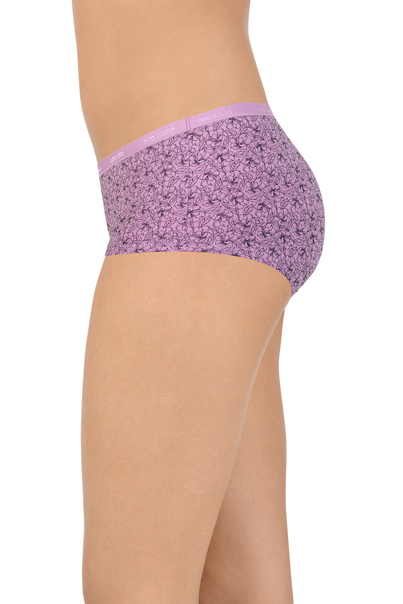 Amante Printed Low Rise Boyshorts (Pack of 2) - view 3
