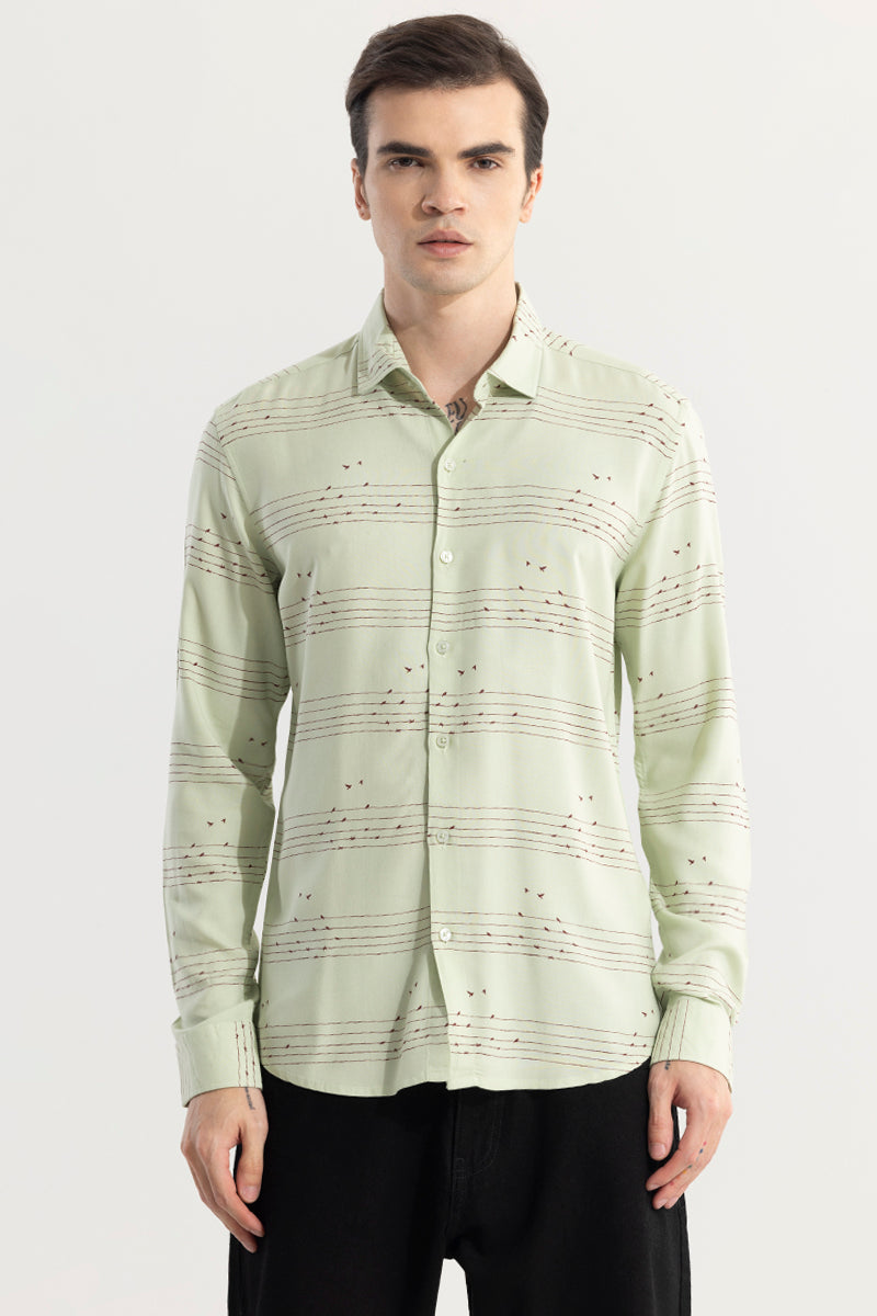 SNITCH String Sparrow Green Shirt - view 6