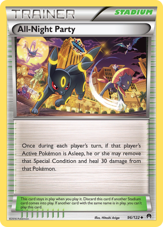 Uncommon xy9-96 non-holo – Pokémon All-Night Party - 96/122 - Uncommon [xy9-96] [Non-Holo] - All-Night Party - 96/122 - Uncommon