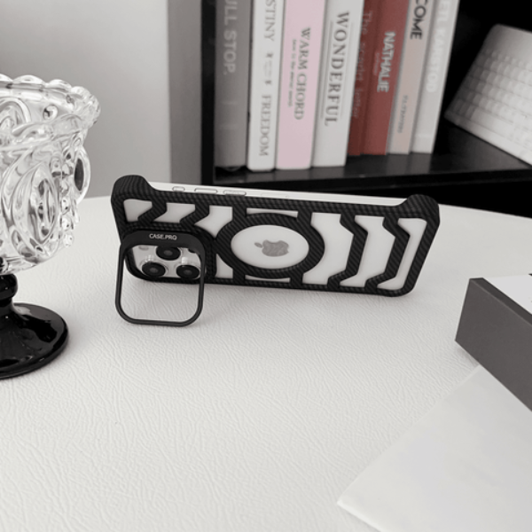 Million Cases Resilient Carbon Fiber Bracket Case - iPhone - view 8