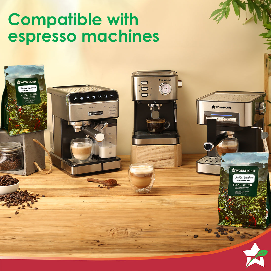Wonderchef Coffee Powder for 15, 19 and 20 Bar Espresso Coffee Machines | 250 gm - view 4