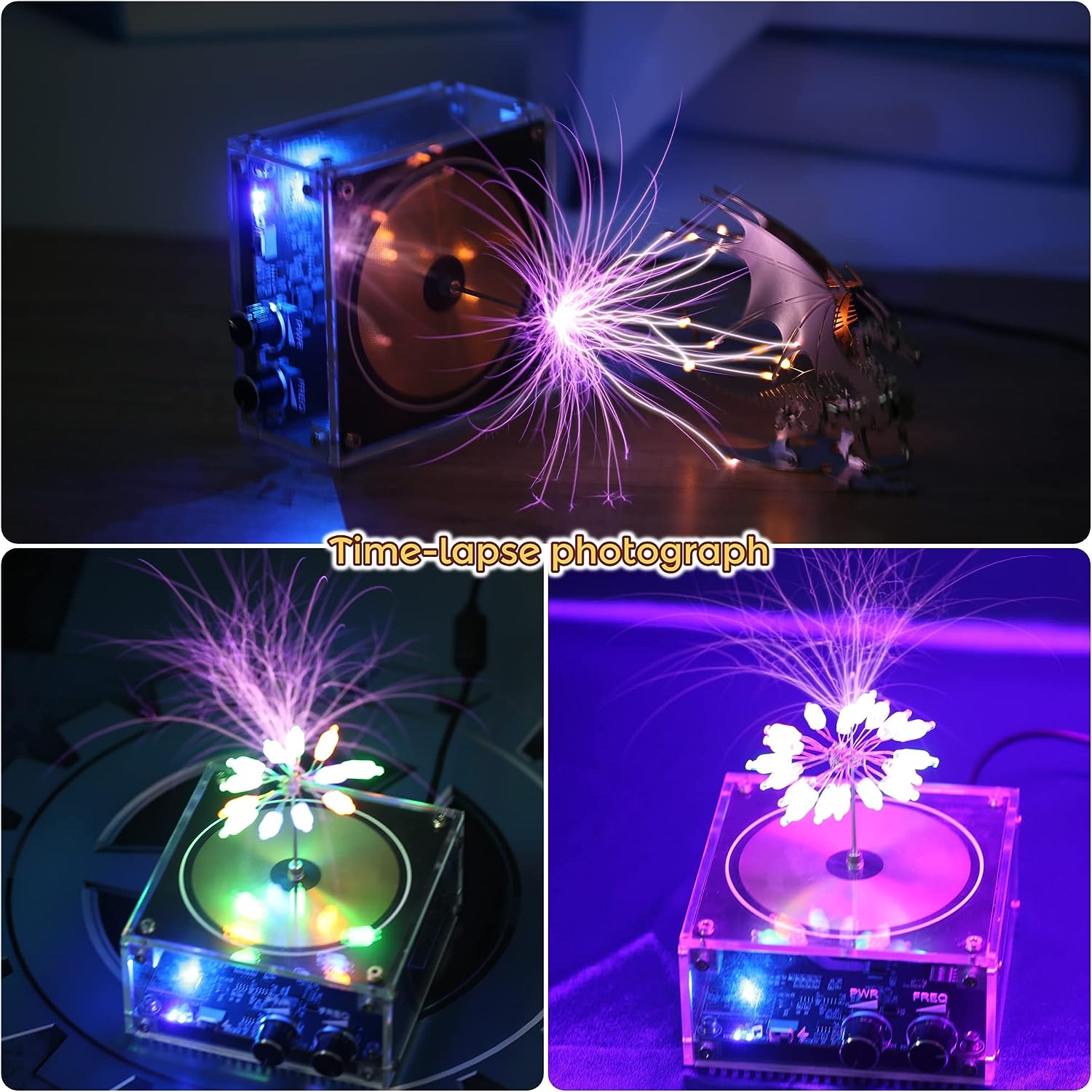BlackTree Magic Tesla Speaker Coil Arc Plasma . - view 5