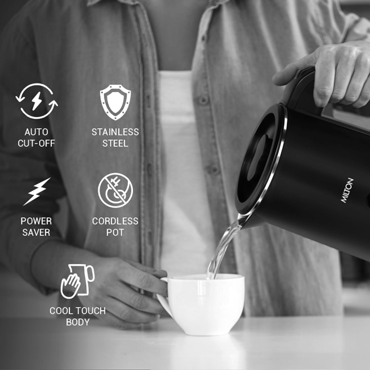 Companion Double Wall Electric Kettle (Milton) - view 2