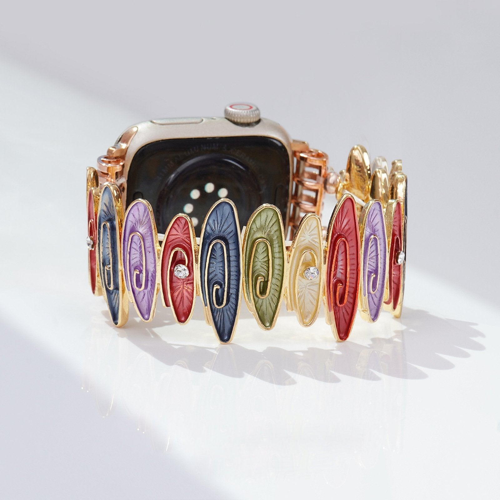Peeperly Elegant Vibrant Alloy Bracelet for Apple Watch - view 3