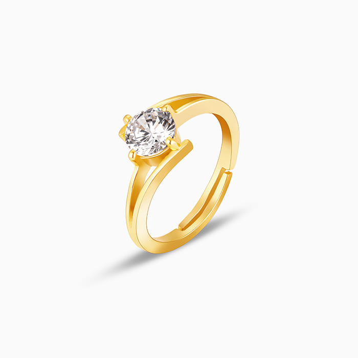 GIVA Jewellery Anushka Sharma Golden Gleam Dream Ring - view 4