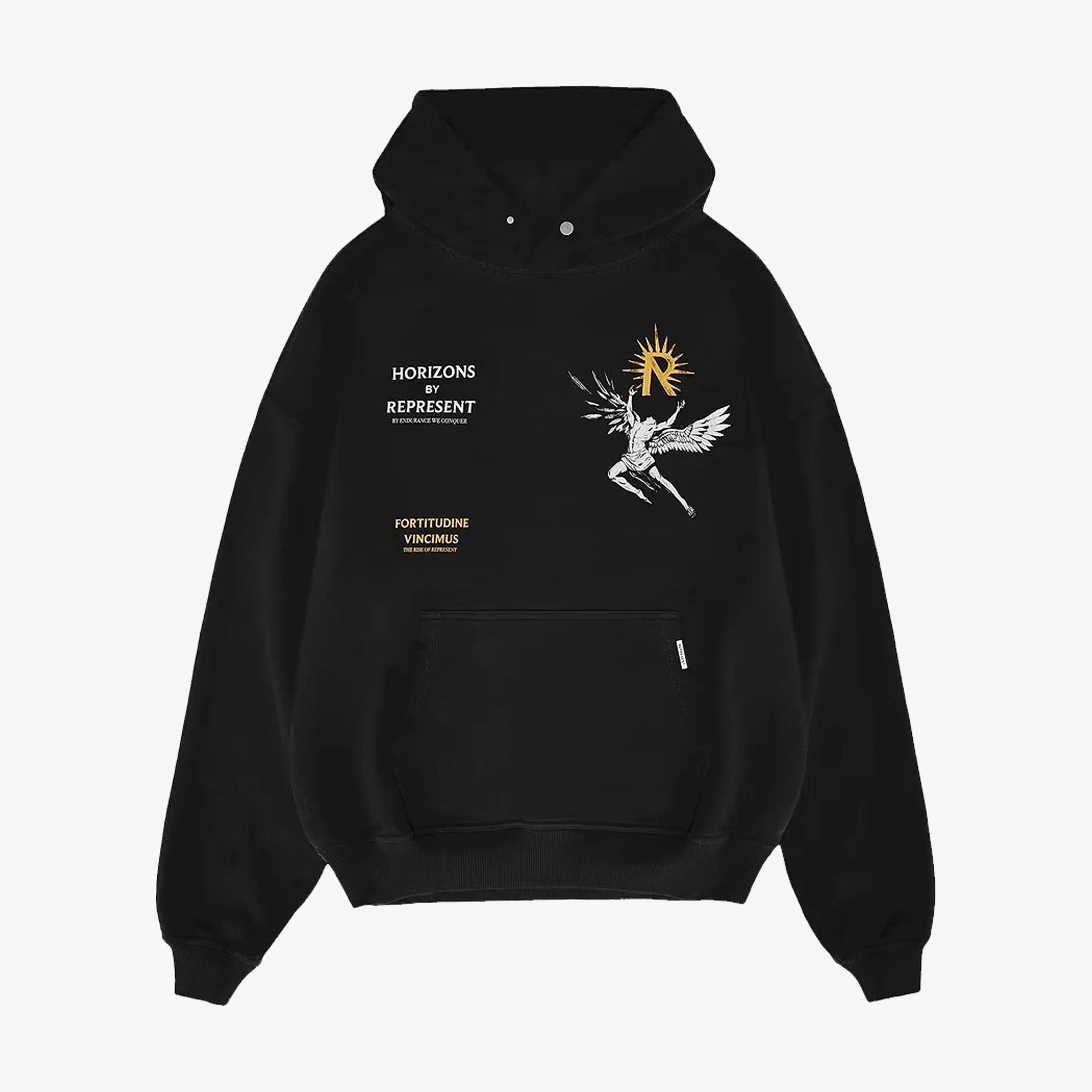 Represent | ICARUS HOODIE { JET BLACK