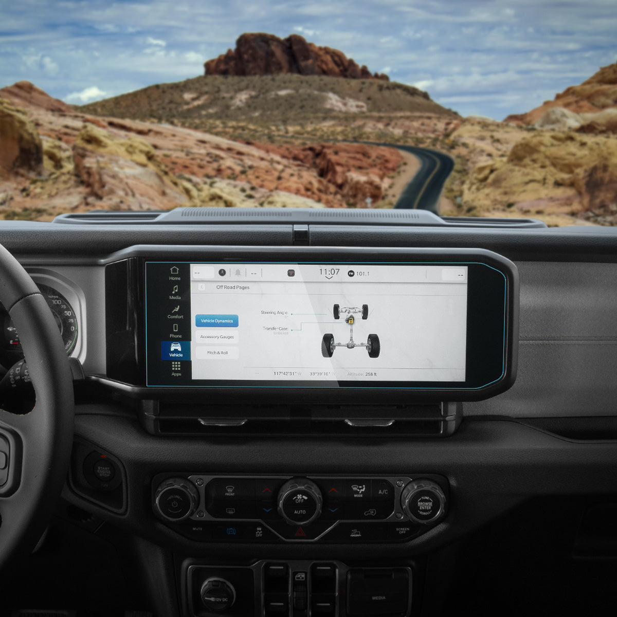 Jeep Series Jeep Models - Screen Protector GLAS.tR SLIM - view 6