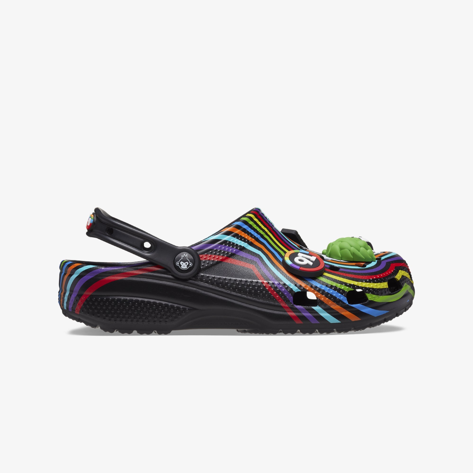 Crocs | BIRA 91 X CROCS CLASSIC CLOG BLK/MLTI { BLACK/MULTI - view 5